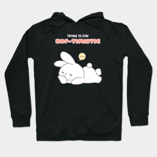 Power of Positivity: Hop-timistic cute Rabbit Hoodie